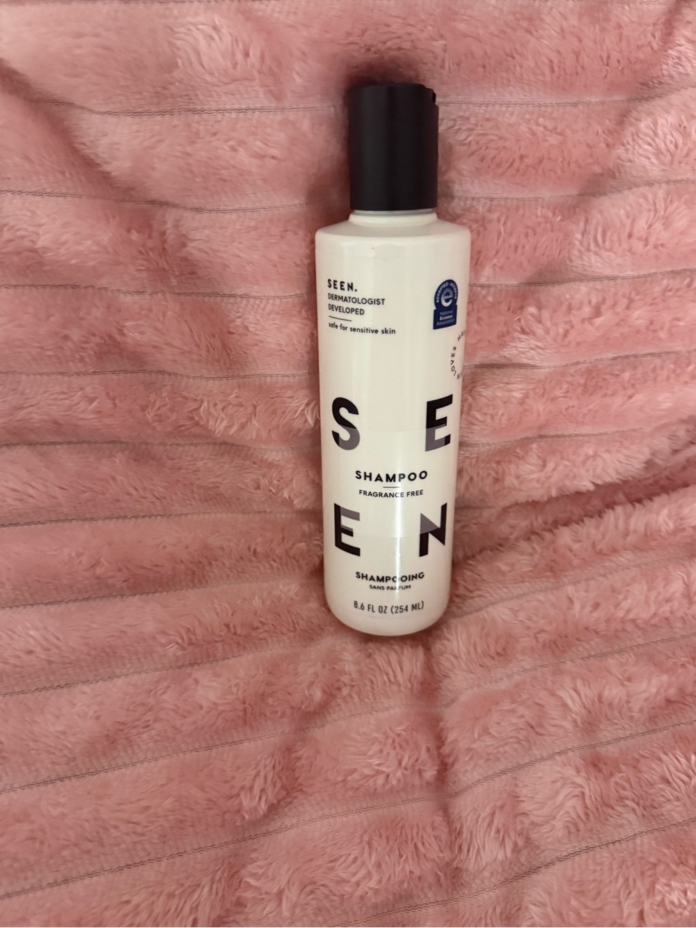 SEEN Fragrance-Free Shampoo for Sensitive Skin - White